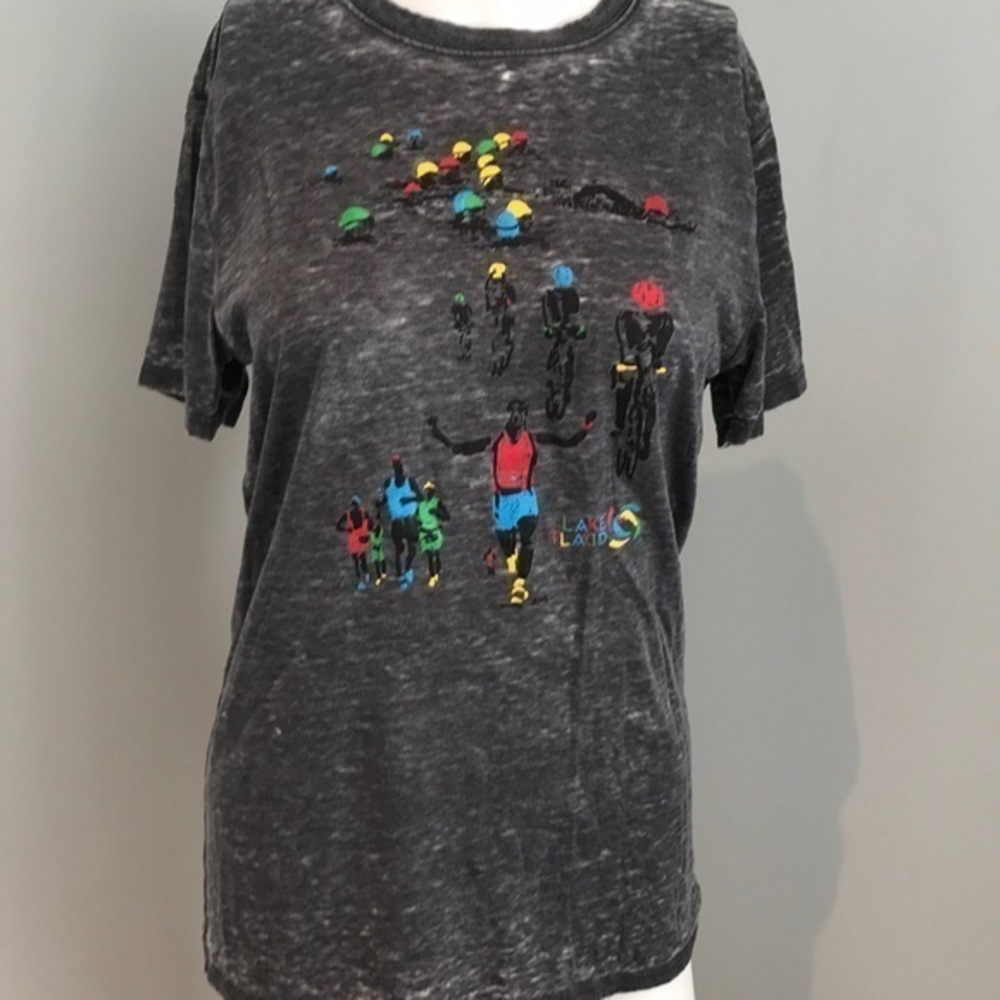 T-shirt, Lake Placid triathlon. Size small.EUC